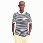 J.Crew Stretch piqupolo shirt in stripe
