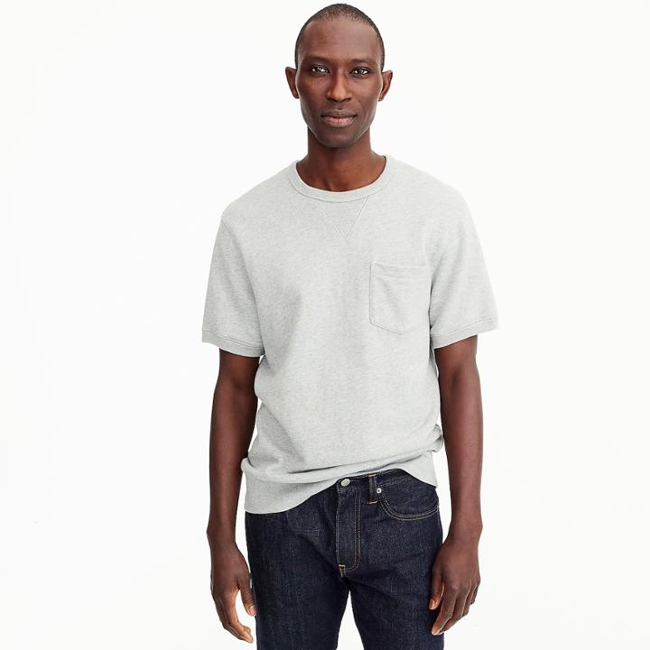 J.Crew French terry short-sleeve sweatshirt