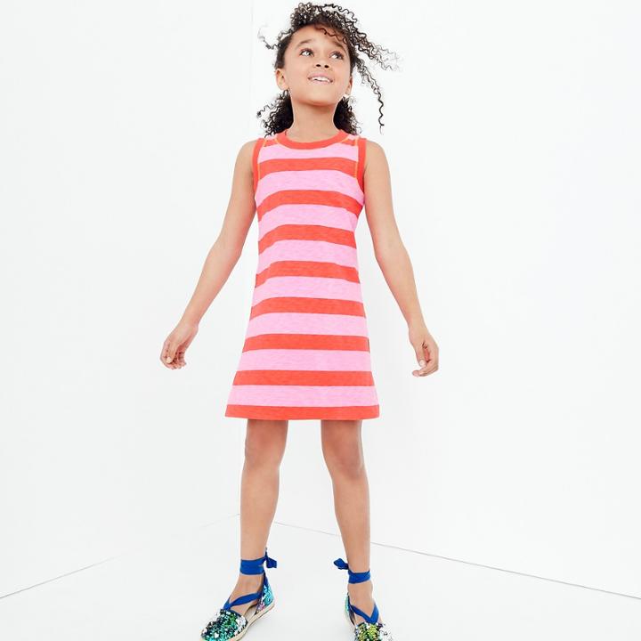 J.Crew Girls' tank dress in rugby stripes