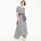 J.Crew Striped knit maxi dress