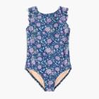 J.Crew Girls' flutter-sleeve one-piece swimsuit in floral