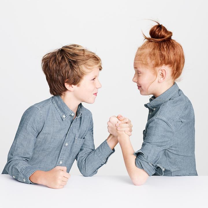 J.Crew Kids' chambray shirt
