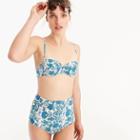 J.Crew Underwire bikini top in SZ Blockprints floral