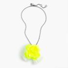 J.Crew Girls' neon flower necklace