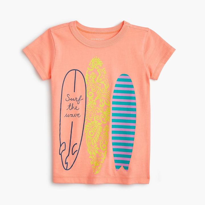 J.Crew Girls' surf the wave T-shirt