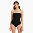 J.Crew Onia Estelle smocking one-piece