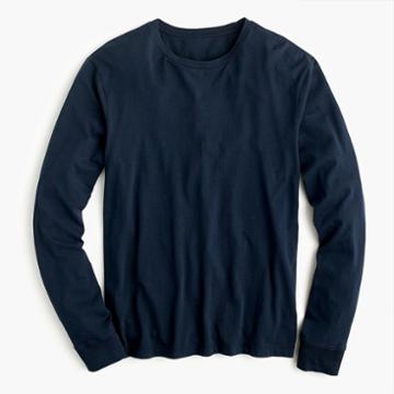 J.Crew Slim J.Crew Mercantile Broken-in long-sleeve T-shirt