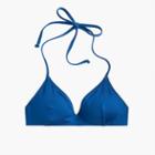 J.Crew J.Crew Playa Key West halter bikini top with trim