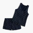 J.Crew Short-sleeve cotton pajama set in stars