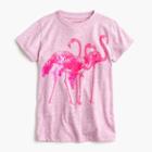 J.Crew Girls' flamingo T-shirt