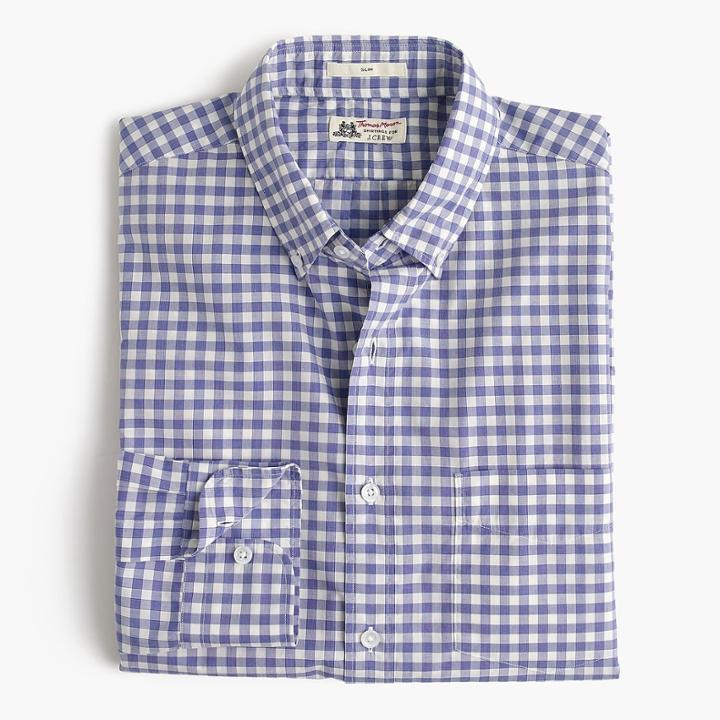 J.Crew Slim Thomas Mason for J.Crew washed shirt in end-on-end cotton