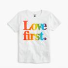 J.Crew Kids' crewcuts X Human Rights Campaign Love first T-shirt