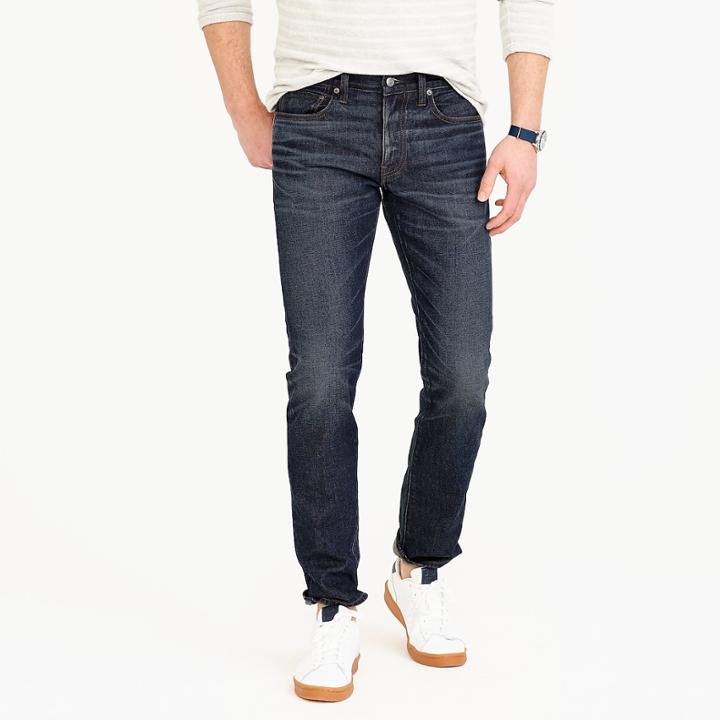 J.Crew 484 Slim-fit stretch jean in Dockrey wash