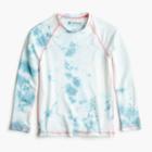 J.Crew Girls' Mollusk tie-dye rash guard