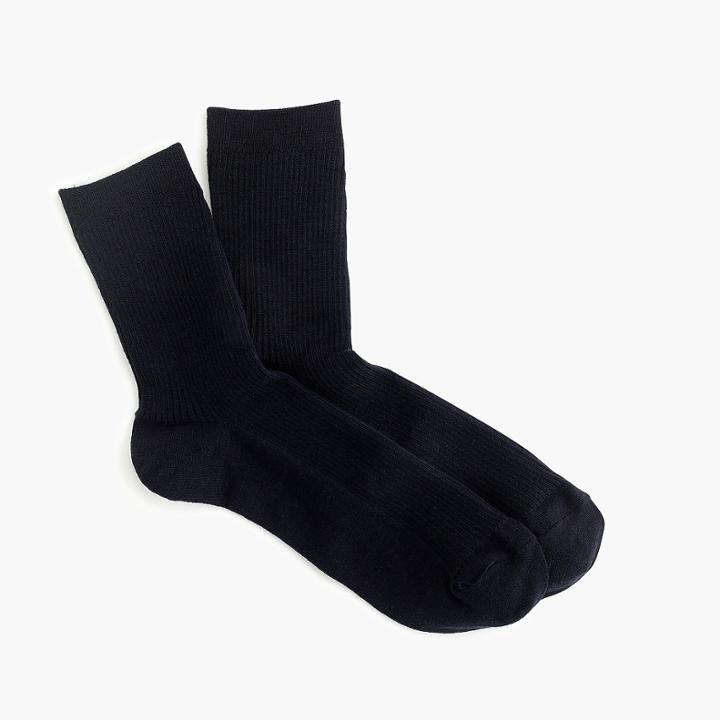 J.Crew Ribbed ankle socks
