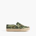 J.Crew Kids' canvas espadrille slip-ons in camo