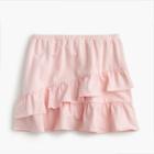J.Crew Girls' pull-on skirt with ruffles