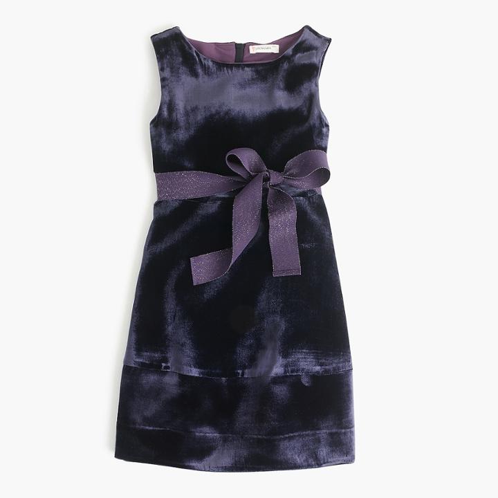 J.Crew Girls' velvet dress