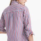 J.Crew Classic-fit boy shirt in red-and-blue stripe