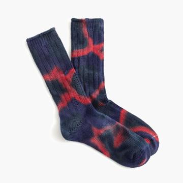 J.Crew Anonymous Ism tie dye crew socks