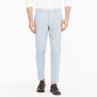 J.Crew Ludlow Slim-fit unstructured suit pant in houndstooth cotton-linen