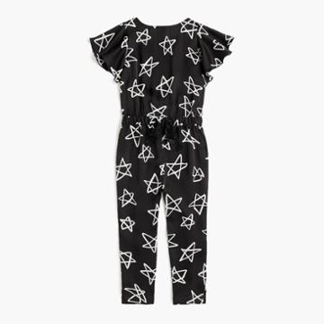 J.Crew Girls' star-printed jumpsuit