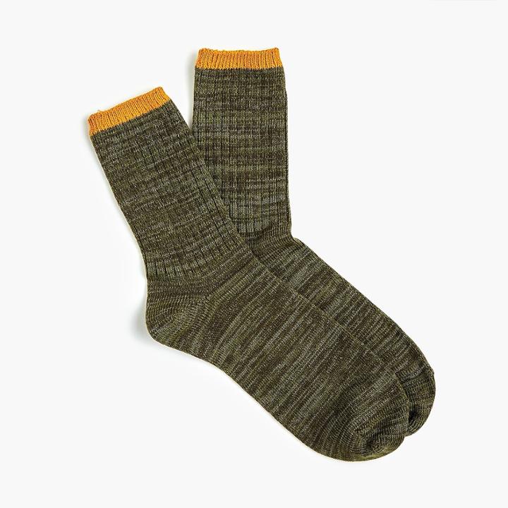 J.Crew Ribbed cotton socks