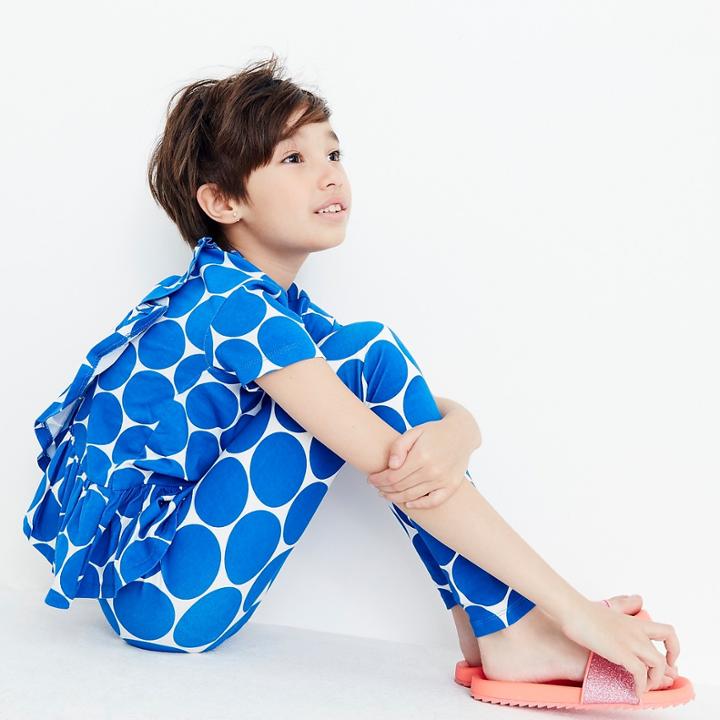 J.Crew Girls' ruffle-back T-shirt