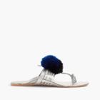 J.Crew Figue Leo pom-pom sandals