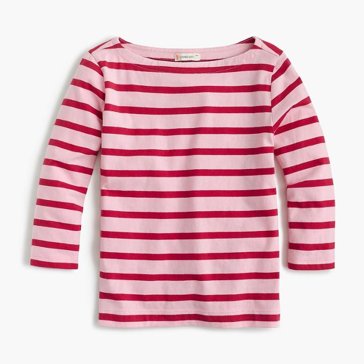 J.Crew Girls' classic striped T-shirt