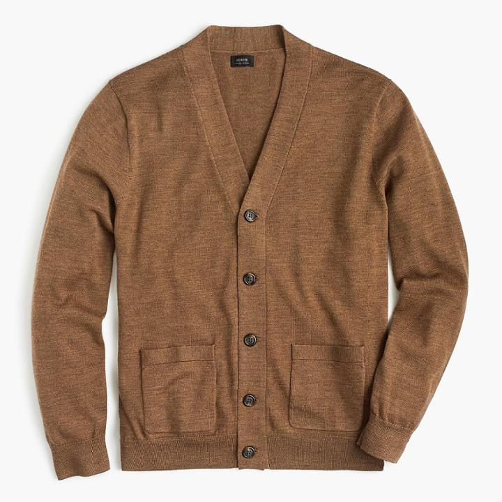 J.Crew Italian merino wool cardigan sweater
