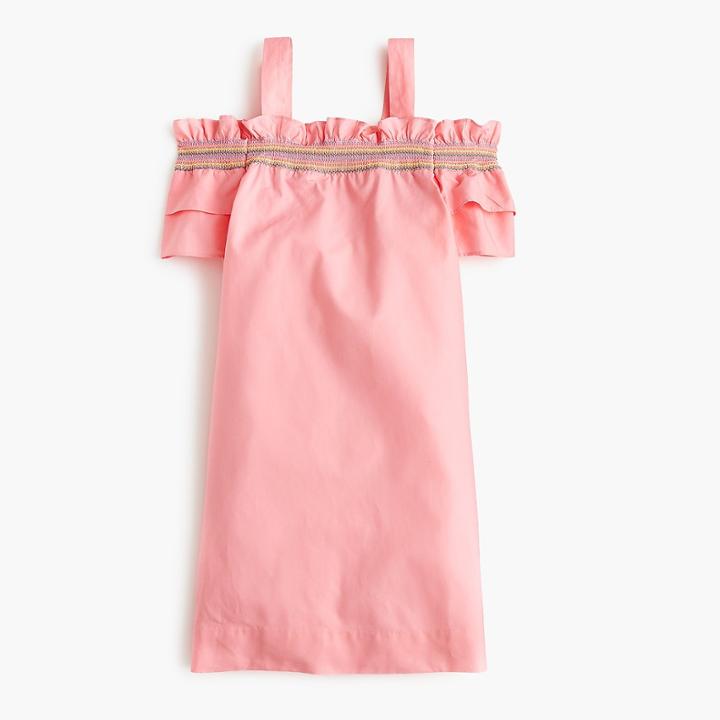 J.Crew Girls' rainbow-smocked dress