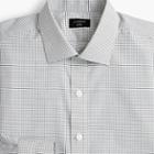 J.Crew Ludlow stretch two-ply easy-care cotton dress shirt in microcheck