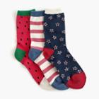 J.Crew Boys' trouser socks three-pack