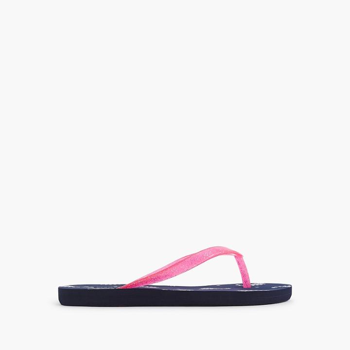 J.Crew Girls' bandana-print flip-flops