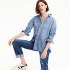 J.Crew Relaxed chambray boy shirt