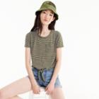 J.Crew Knotted pocket T-shirt in stripes