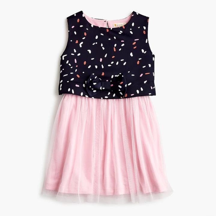 J.Crew Girls' tulle-skirted confetti dress