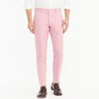 J.Crew Ludlow Slim-fit suit pant in pink Italian cotton oxford