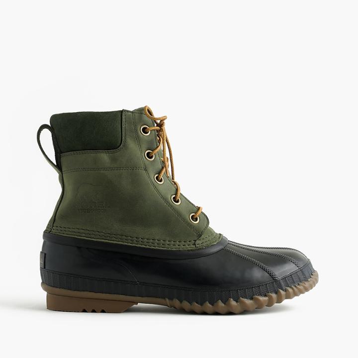 J.Crew Sorel for J.Crew Cheyanne boots in pine