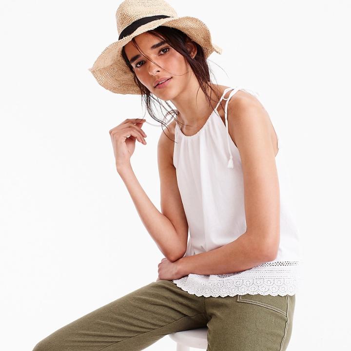 J.Crew Tie-strap camisole