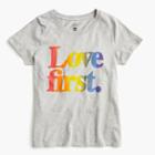 J.Crew Women's J.Crew X Human Rights Campaign Love first T-shirt
