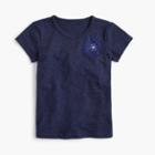J.Crew Girls' embellished flower T-shirt