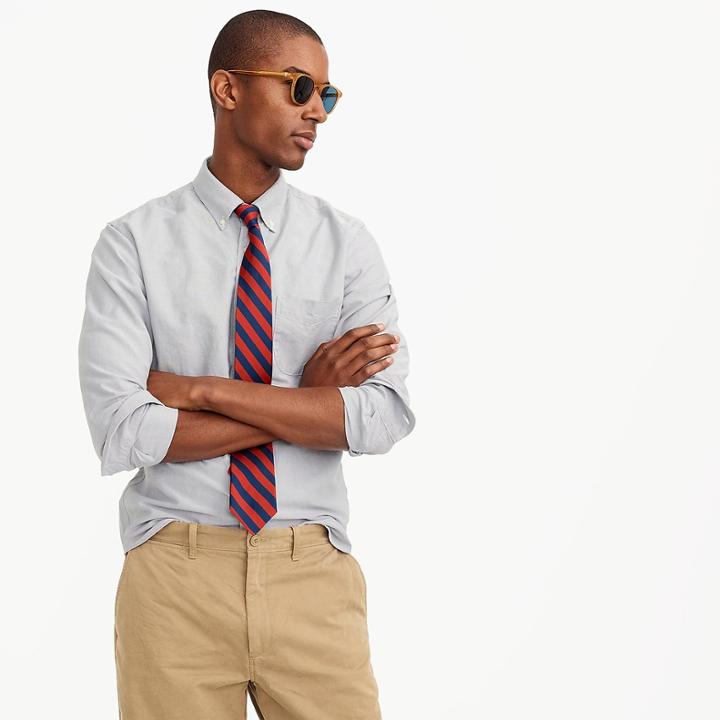 J.Crew American Pima cotton oxford shirt with mechanical stretch