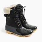 J.Crew Women's Sperry for J.Crew Shearwater buckle boots in black