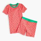 J.Crew Kids' short pajama set in watermelon