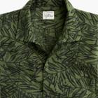 J.Crew Short-sleeve seersucker shirt in leaf print