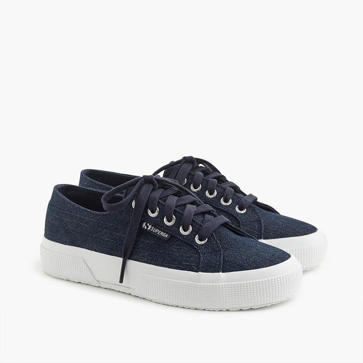 J.Crew Superga 2750 classic sneakers in dark denim