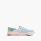 J.Crew Girls' rainbow slip-on sneakers