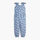 J.Crew Girls' jumpsuit in daisy-print chambray